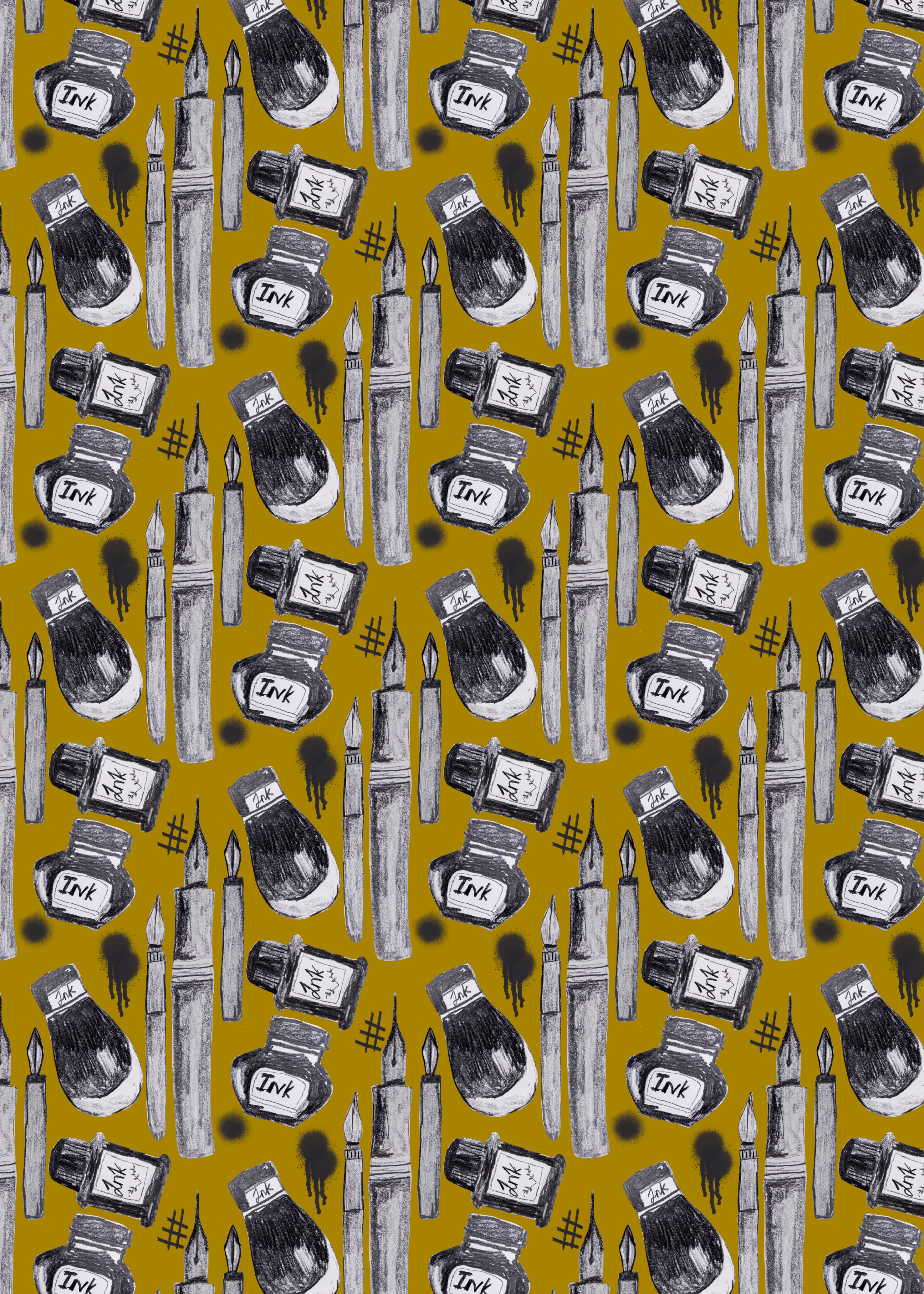 Pen & Ink (Analogue Collection) Wrapping Paper (50x70cm)