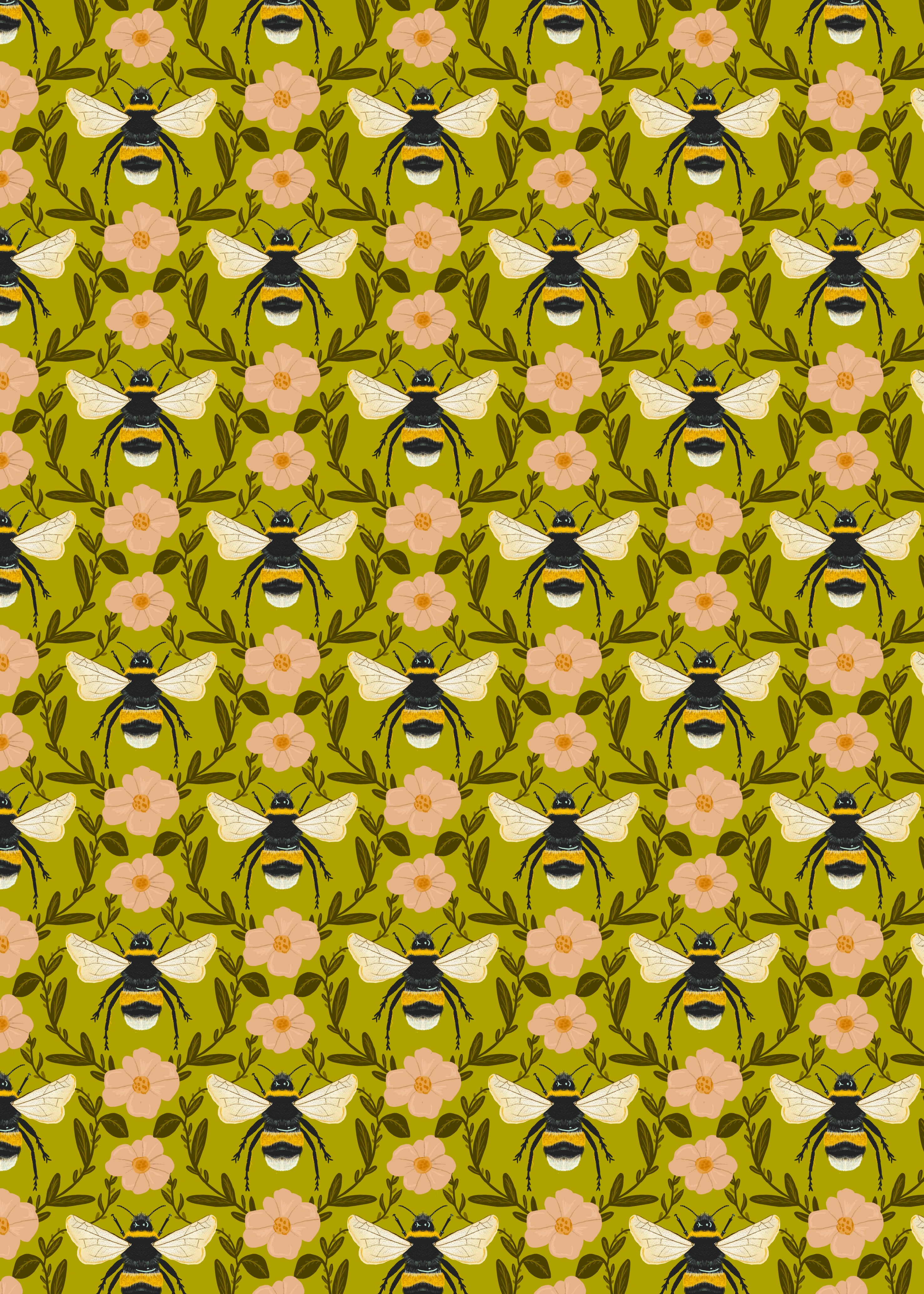 Bee Wrapping Paper (50x70cm)