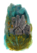 Wildflower Cottage (Collage Landscapes) Greeting Card