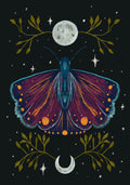 Moth & Branches Print