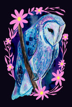 Mystical Forest Owl Print