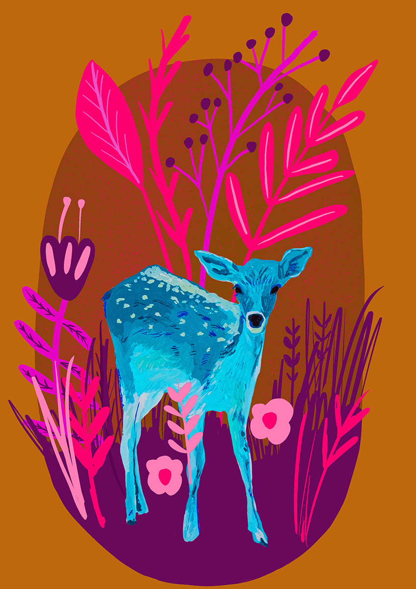 Deer (Neo Folk) Print