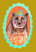 Party Animal Bear Greeting Card