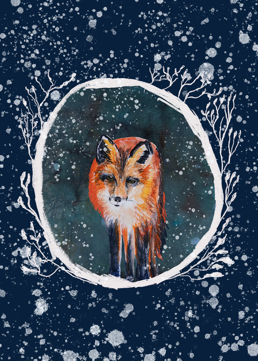 Winter Fox Print
