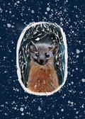 Winter Pine Marten Print