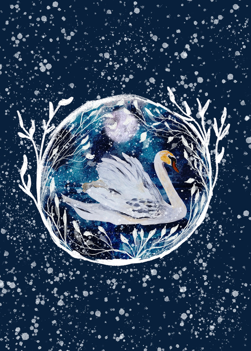 Winter Swan Print