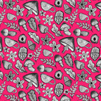 Sketching Autumn Wrapping Paper, Mono Pink (50x70cm)