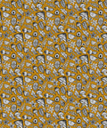 Sketching Autumn Wrapping Paper, Mono Chartreuse (50x70cm)