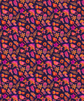 Sketching Autumn Wrapping Paper, Deep Purple (50x70cm)
