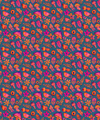 Sketching Autumn Wrapping Paper, Teal (50x70cm)