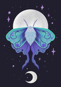Mystical Moth 01 Greetings Card (7x5 inches)
