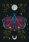 Mystical Moth 03 Greetings Card (7x5 inches)