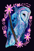 Mystical Forest Owl Greeting Card