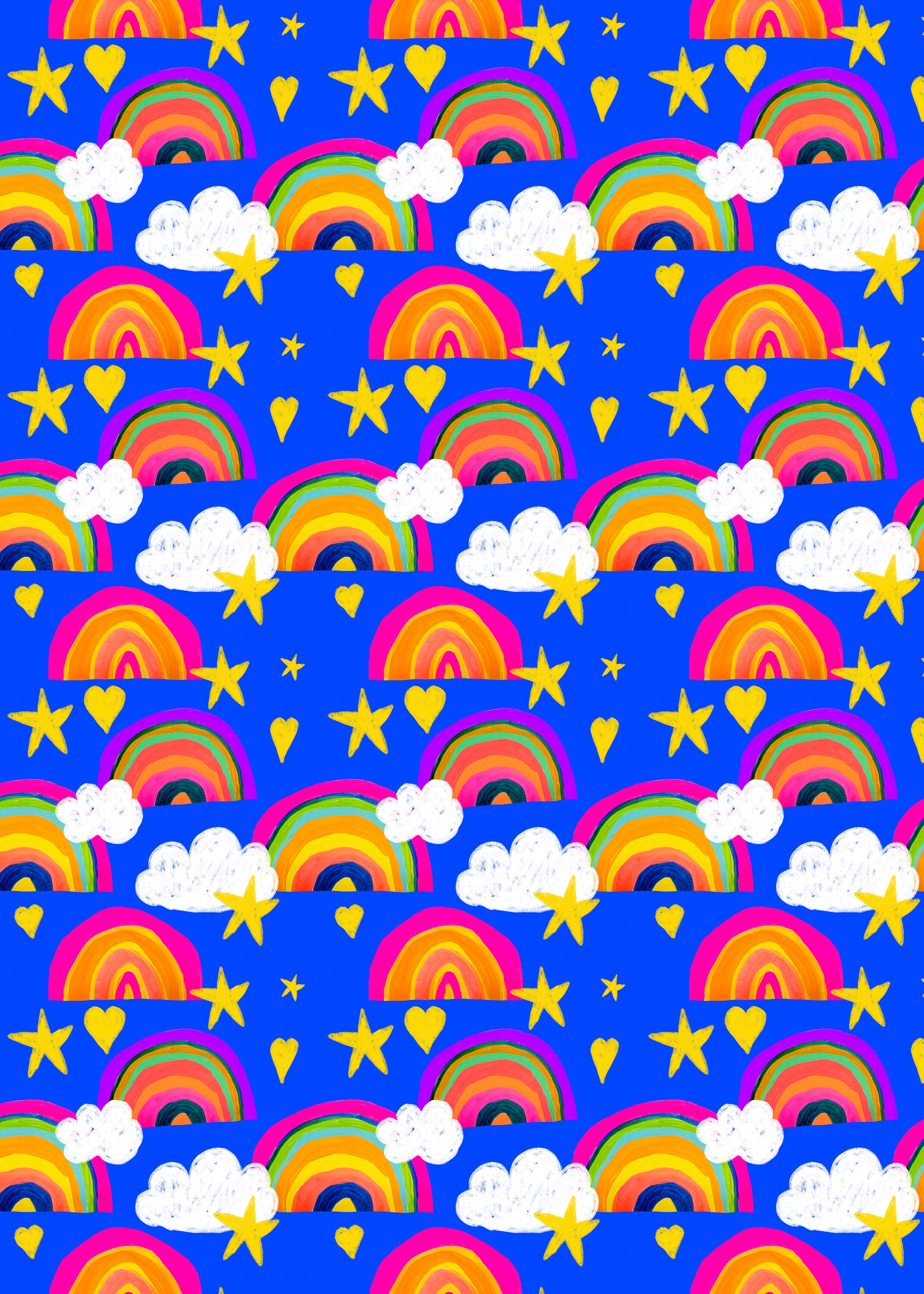 Rainbows Wrapping Paper (50x70cm)
