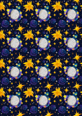 Whimsigoth Sun, Moon & Stars Wrapping Paper (50x70cm)