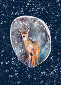 Winter Deer Greeting Card
