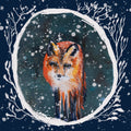 Winter Fox Greetings Card (5.5x5.5 inches)