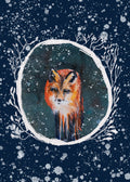 Winter Fox Greeting Card