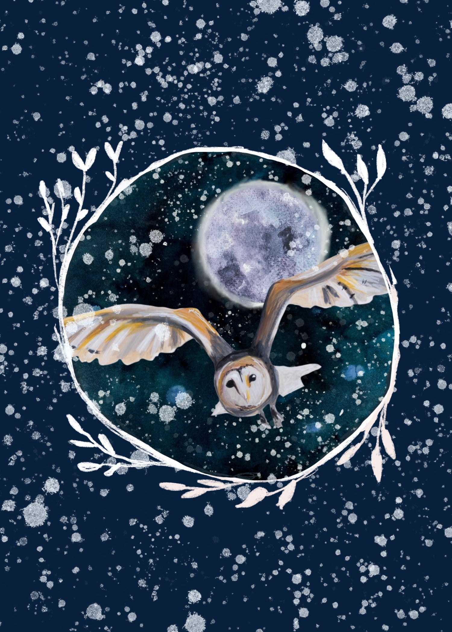 Winter Owl 3 Greeting Card