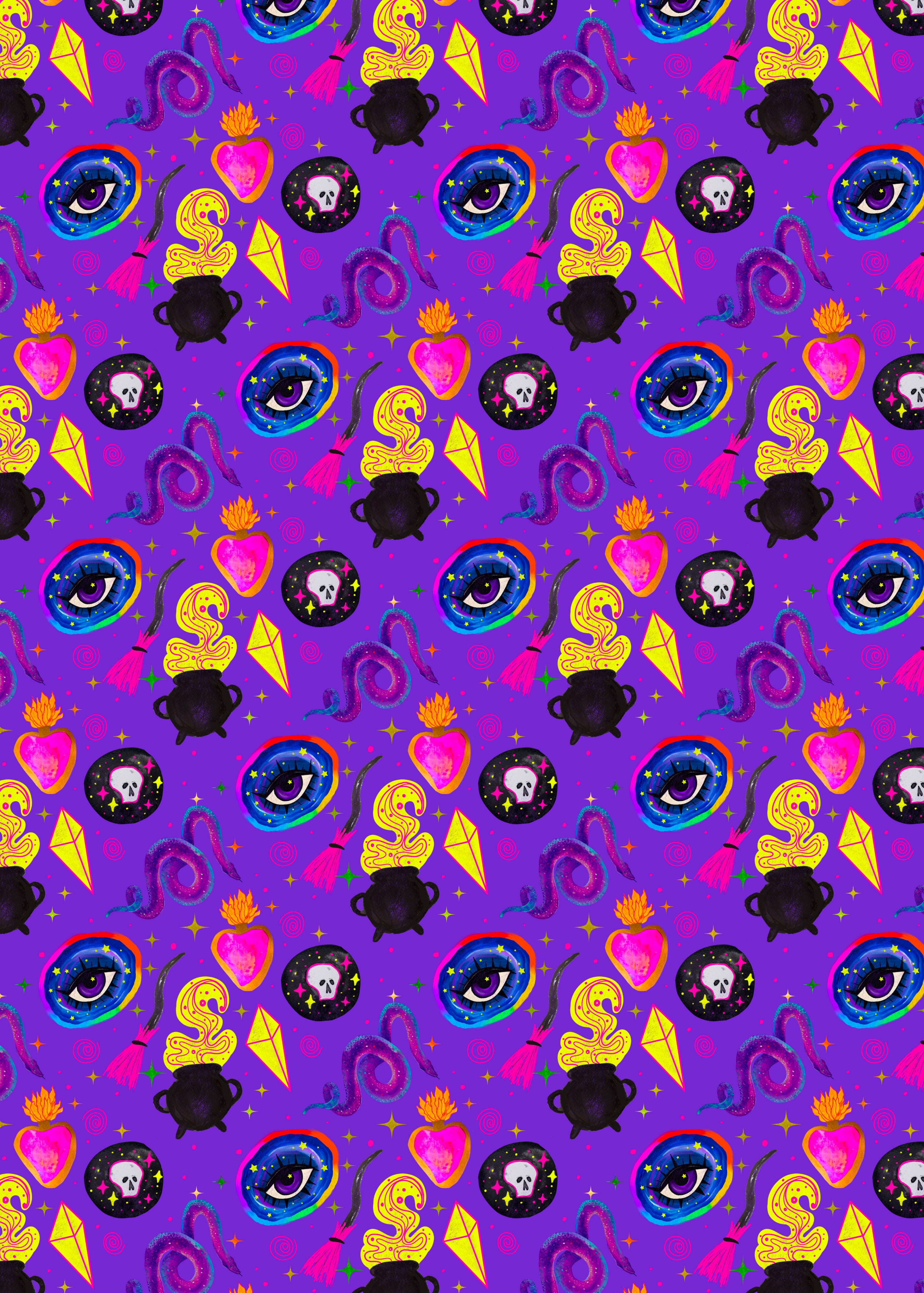 Witchy Things Wrapping Paper (50x70cm)